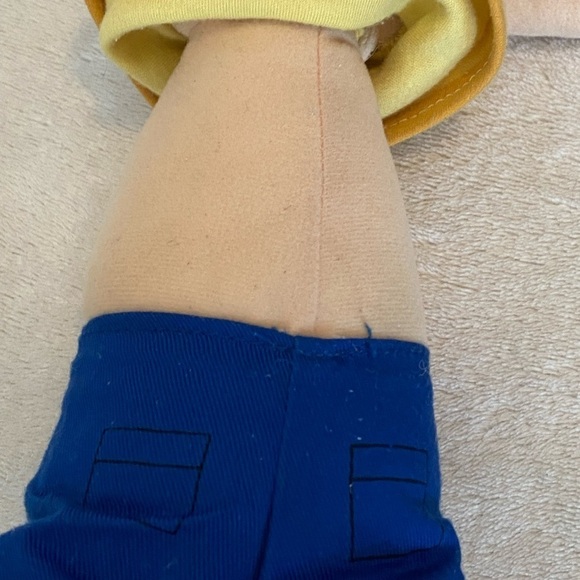 Disney Store Phineas and Ferb 16” Phineas Bean Bag Plush yellow top blue pants - Picture 11 of 14